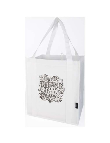 Tote bag con fondo rigido in tessuto non tessuto riciclato certificato GRS Liberty - 29L