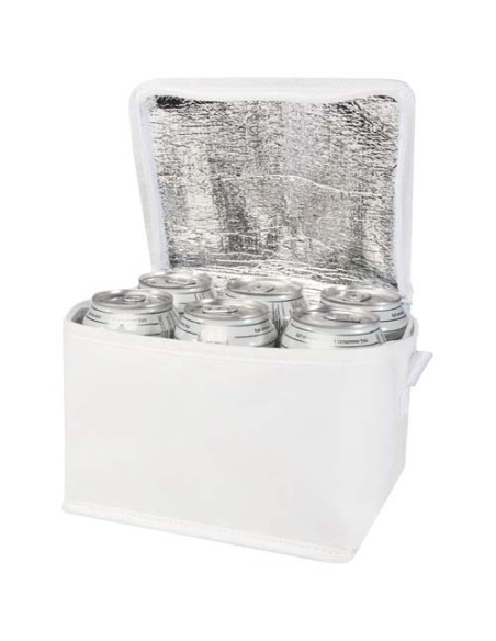 Borsa termica con capacità per 6 lattine in tessuto non tessuto riciclato certificato GRS Spectrum - 4L