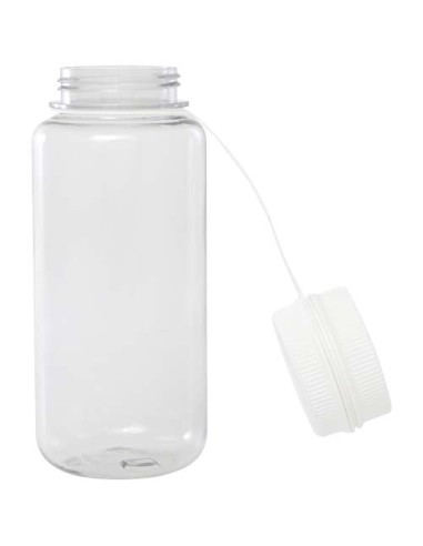 Borraccia sportiva da 900 ml in PET riciclato certificato RCS con coperchio multifunzione Ryder 