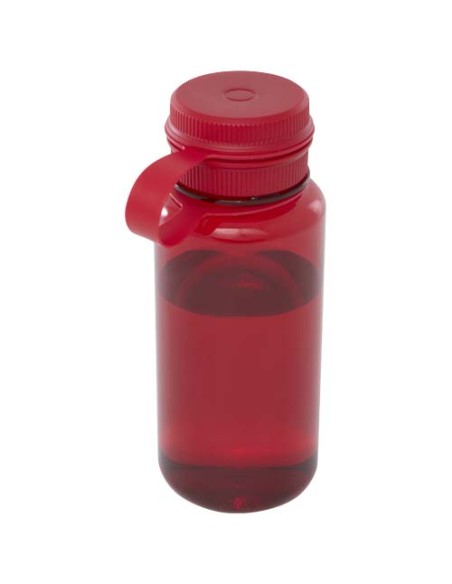 Borraccia sportiva da 900 ml in PET riciclato certificato RCS con coperchio multifunzione Ryder 