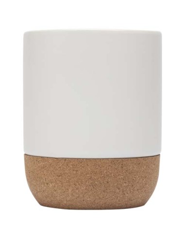 Tazza per stampa a sublimazione in ceramica da 300 ml con dettagli in sughero Billie