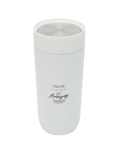 Bicchiere in acciaio inox certificato RCS da 350 ml Camden con rivestimento in ceramica