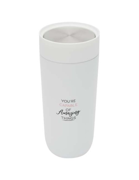 Bicchiere in acciaio inox certificato RCS da 350 ml Camden con rivestimento in ceramica