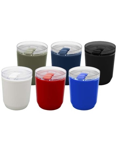 Bicchiere a doppia parete in plastica riciclata da 180 ml Hudson