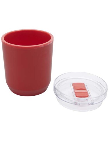 Bicchiere a doppia parete in plastica riciclata da 180 ml Hudson