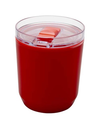 Bicchiere a doppia parete in plastica riciclata da 180 ml Hudson