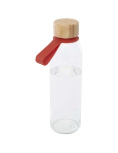 Borraccia in vetro da 500 ml con manico in silicone e coperchio in bambù Porto 