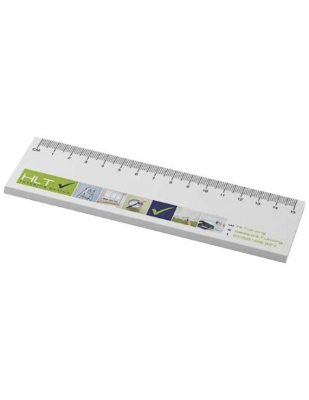 Foglietti adesivi in materiale riciclato con righello stampato da 15cm Sticky-Mate®