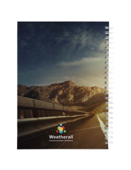 Agenda formato A5 con copertina rigida e senza data Desk-Mate®