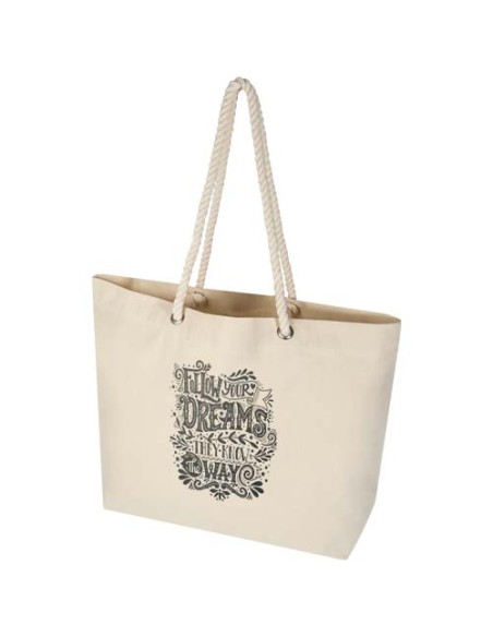 Tote bag da spiaggia in materiale riciclato certificato GRS 270 g/m² Florida