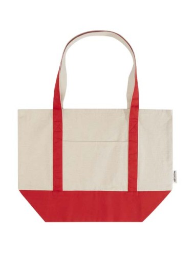 Tote bag in cotone riciclato certificato GRS da 320 g/m² Sam