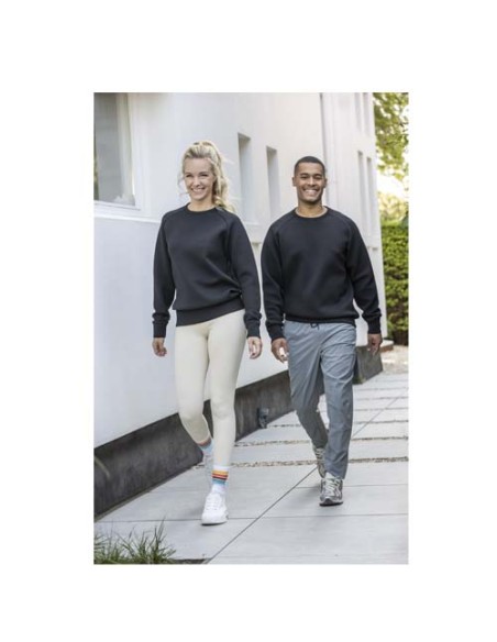 Maglione sportivo unisex a girocollo in tessuto interlock da 350 g/m² Yukon