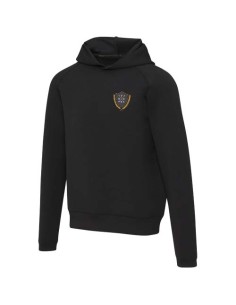 Felpa sportiva unisex con cappuccio in tessuto interlock da 350 g/m² Danali