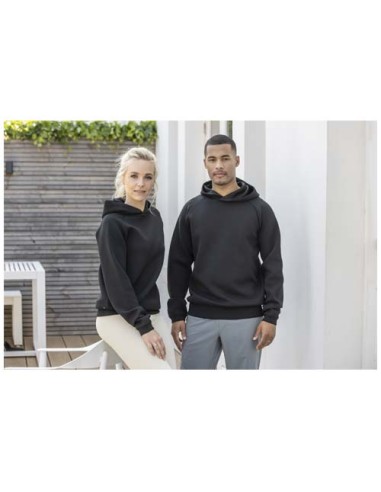 Felpa sportiva unisex con cappuccio in tessuto interlock da 350 g/m² Danali