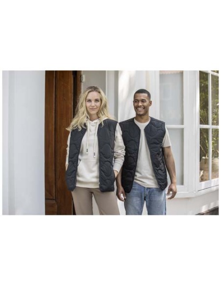 Smanicato trapuntato unisex in materiale riciclato certificato GRS Quartz