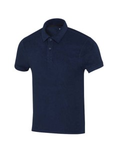 Polo unisex in tessuto terry riciclato da 230 g/m² Akoya