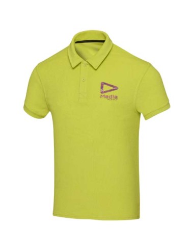 Polo unisex in tessuto terry riciclato Akoya