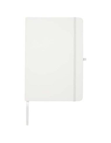 Blocco note formato A5 con copertina rigida in materiale riciclato e pagine a righe Teak