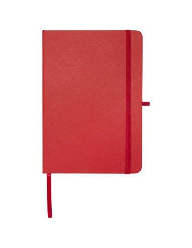 Blocco note formato A5 con copertina rigida in materiale riciclato e pagine a righe Teak