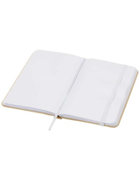 Blocco note formato A6 con copertina rigida in materiale riciclata e pagine bianche Reed