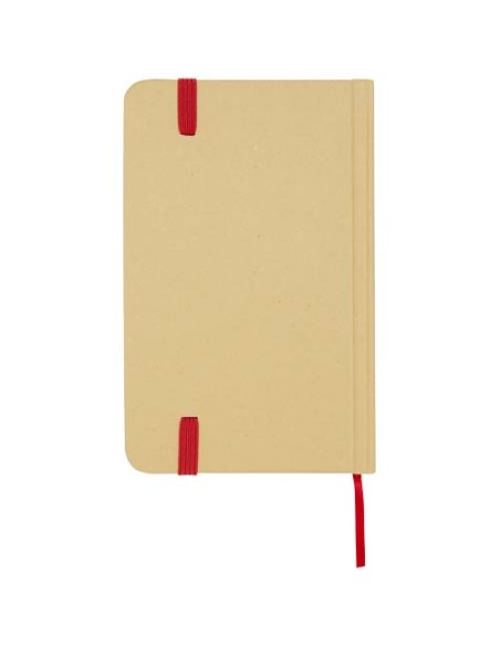 Blocco note formato A6 con copertina rigida in materiale riciclata e pagine bianche Reed