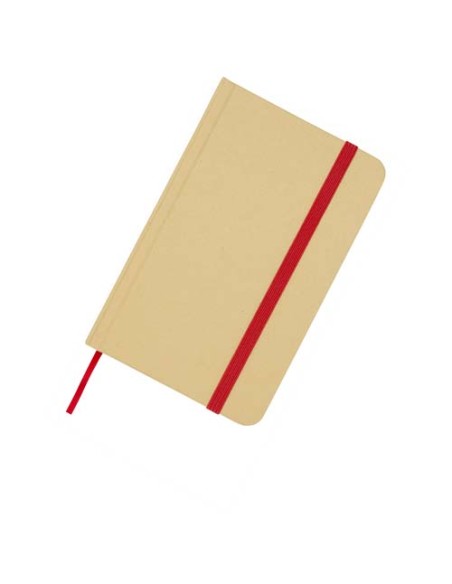 Blocco note formato A6 con copertina rigida in materiale riciclata e pagine bianche Reed