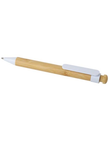 Penna a sfera in plastica riciclata e bambù Rattan