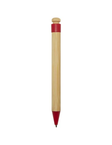 Penna a sfera in plastica riciclata e bambù Rattan