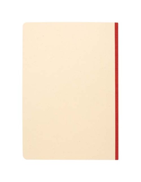 Blocco note formato A5 con copertina morbida in PET riciclato e carta a base di canna da zucchero Liliana