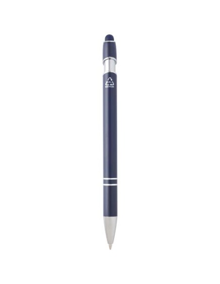Penna a sfera con finitura argento Kish 
