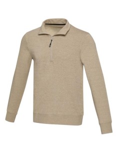 Maglione con cerniera a un quarto in tessuto riciclato unisex Aware™ Tin 