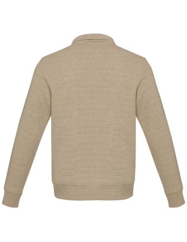 Maglione con cerniera a un quarto in tessuto riciclato unisex Aware™ Tin 