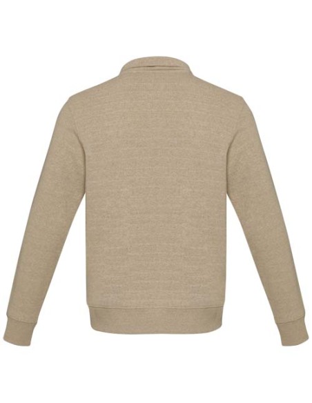 Maglione con cerniera a un quarto in tessuto riciclato unisex Aware™ Tin 