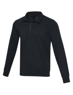 Maglione con cerniera a un quarto in tessuto riciclato unisex Aware™ Tin 
