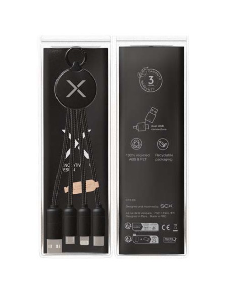 Cavo di ricarica 5 in 1 da 20 W SCX.design C14 Cavo di ricarica 5 in 1 da 20 W SCX.design C14