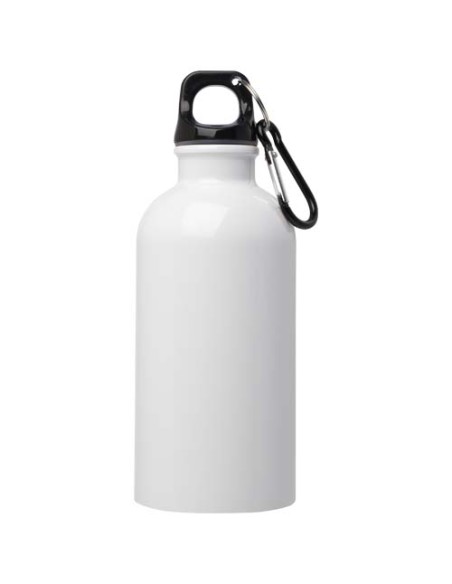 Borraccia da 400 ml in acciaio inossidabile certificato RCS a parete singola con moschettone Oregon