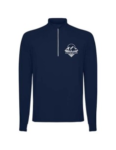 Felpa a maniche lunghe da uomo con mezza zip Estambul