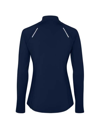 Felpa a maniche lunghe con mezza zip da donna Estambul