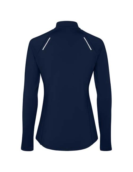 Felpa a maniche lunghe con mezza zip da donna Estambul