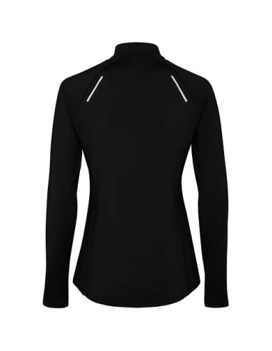 Felpa a maniche lunghe con mezza zip da donna Estambul