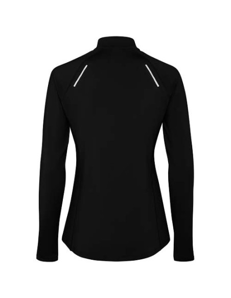 Felpa a maniche lunghe con mezza zip da donna Estambul