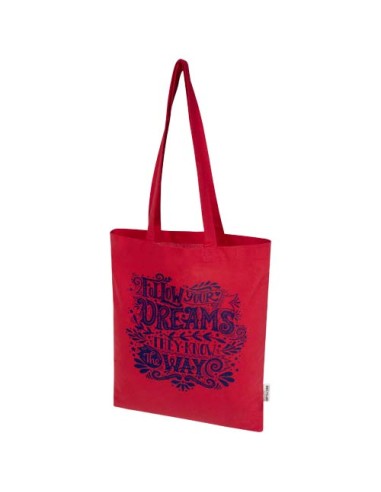 Tote bag in cotone riciclato certificato GRS da 140 g/m² Madras Blend - 7L
