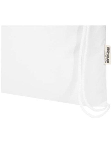 Borsa con cordoncino  in materiale riciclato GRS da 140 g/m² Oregon Blend - 5L