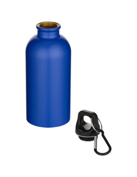 Borraccia da 400 ml in acciaio inossidabile certificato RCS a parete singola con moschettone Oregon
