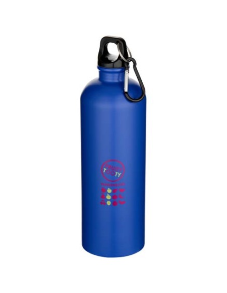 Borraccia da 750 ml in acciaio inossidabile riciclato RCS a parete singola con moschettone Oregon