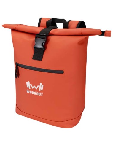 Zaino roll-top per portatile da 15" in materiale riciclato certificato GRS da 18 litri Resi Plus