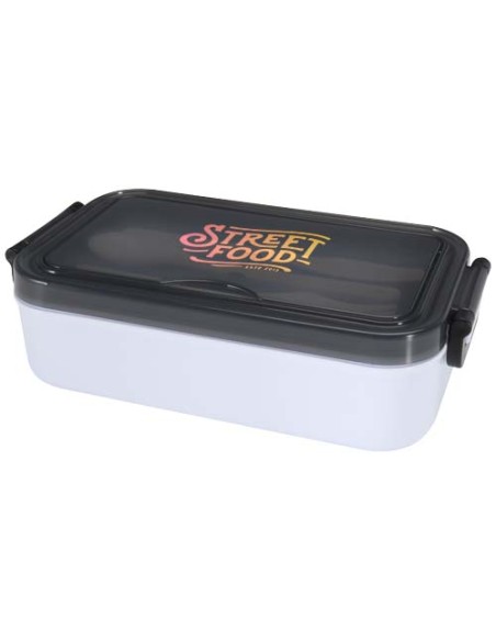 Portavivande con set di posate Snappy da 1000 ml