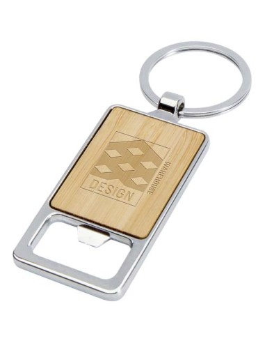 Portachiavi in bambù con apribottiglie Snapper