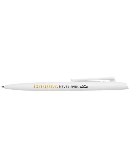 Penna a sfera in materiale riciclato certificato RCS (inchiostro nero) Ipe