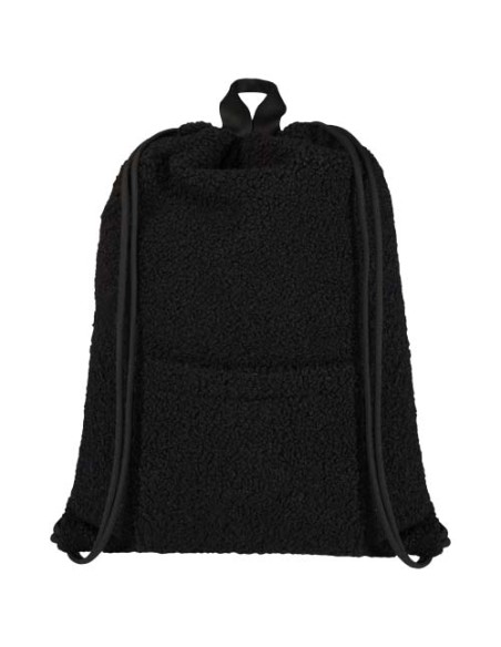 Zaino con cordoncino in sherpa riciclato certificato GRS da 9 litri Bear